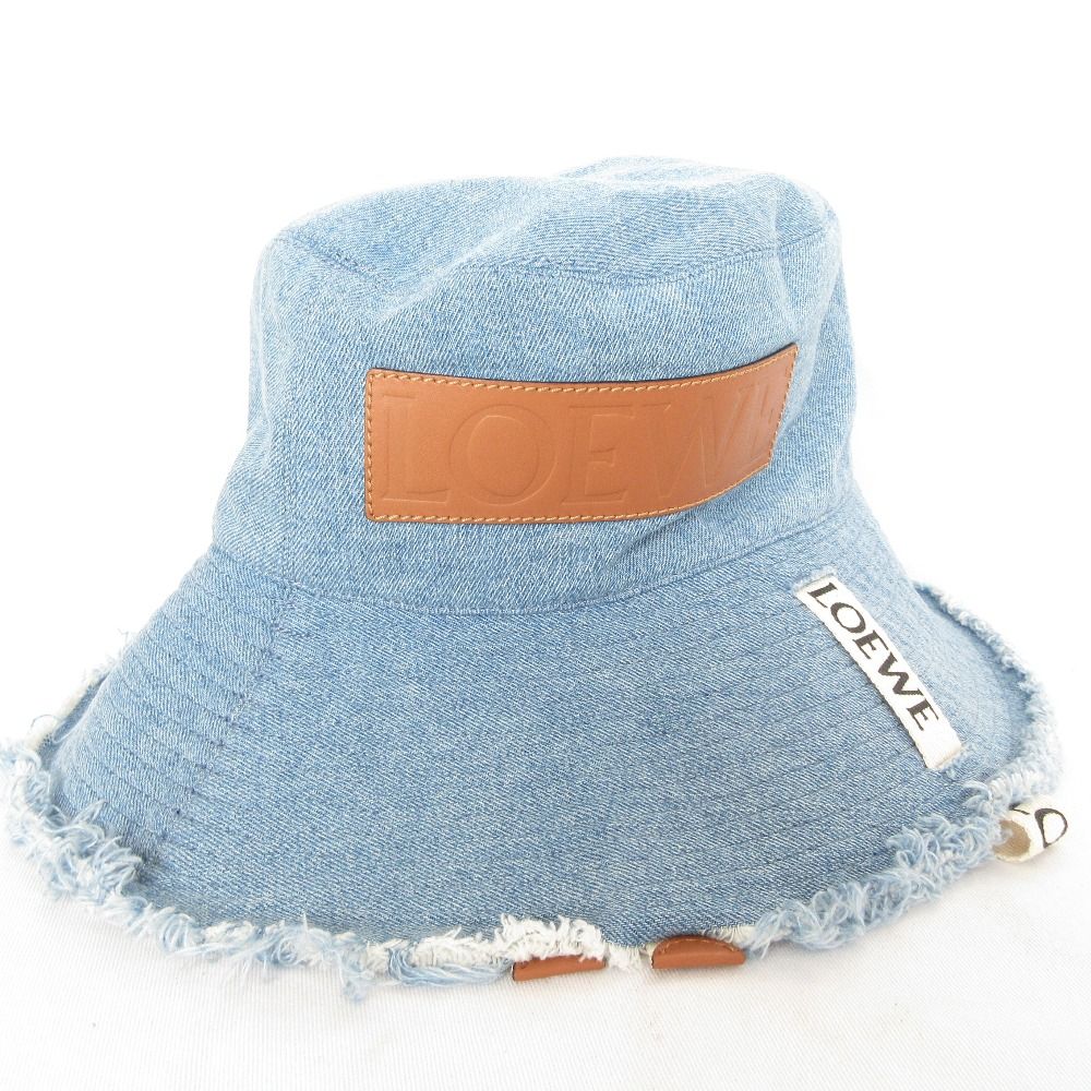 LOEWE デニムバケットハット　フィッシャーマンハット LOEWE デニムバケットハット フィッシャーマンハット フレイド