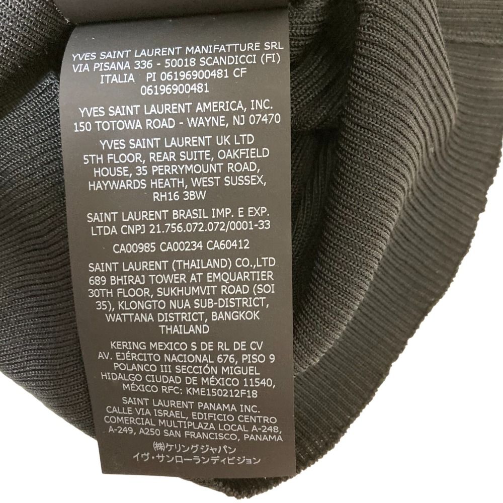 SAINT LAURENT PARIS サンローランパリ 2022年モデル シルク ショート  