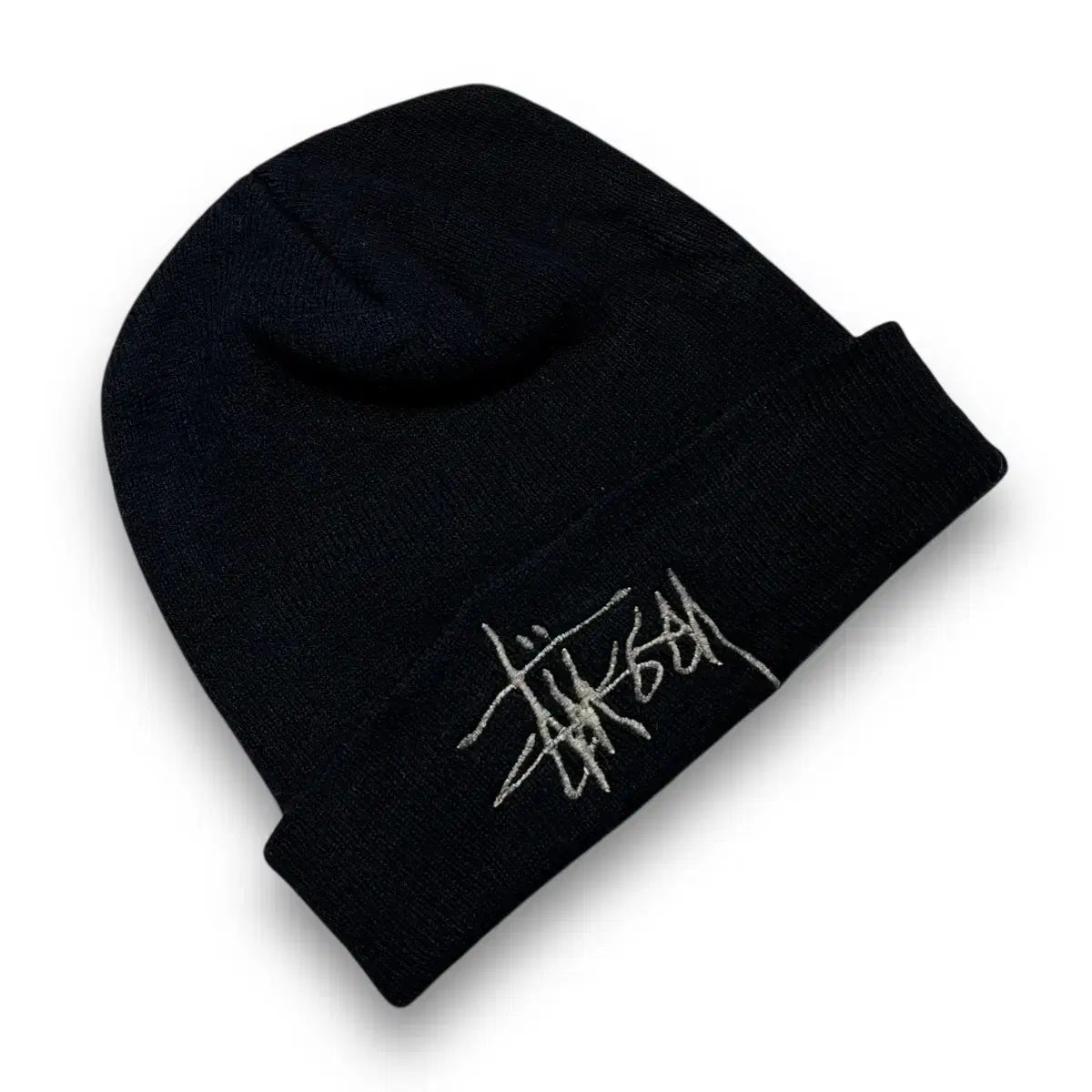 STUSSY 90s OG 刺繍 ロゴ オールドスクール ヴィンテージ ビーニー