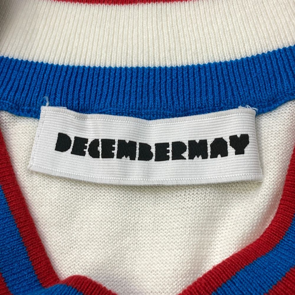 サイズ：S DECEMBERMAY ディセンバーメイ Vネック 長袖ニットセーター