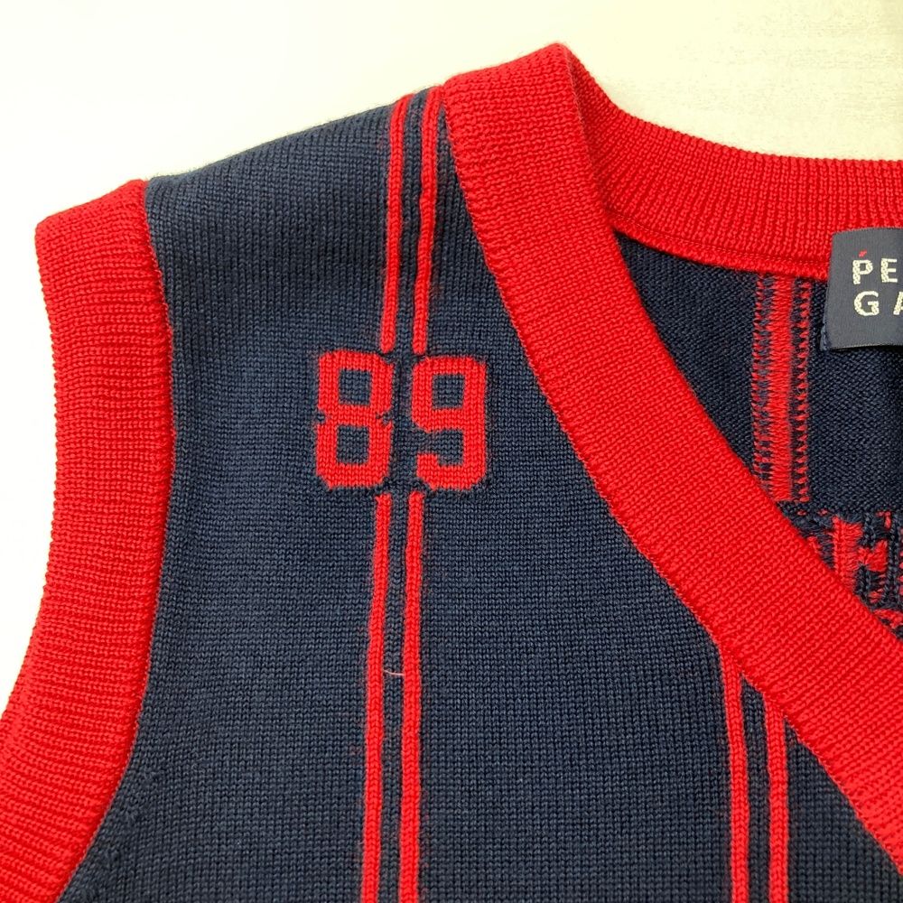 サイズ：4 PEARLY GATES パーリーゲイツ Vネック ニットベスト