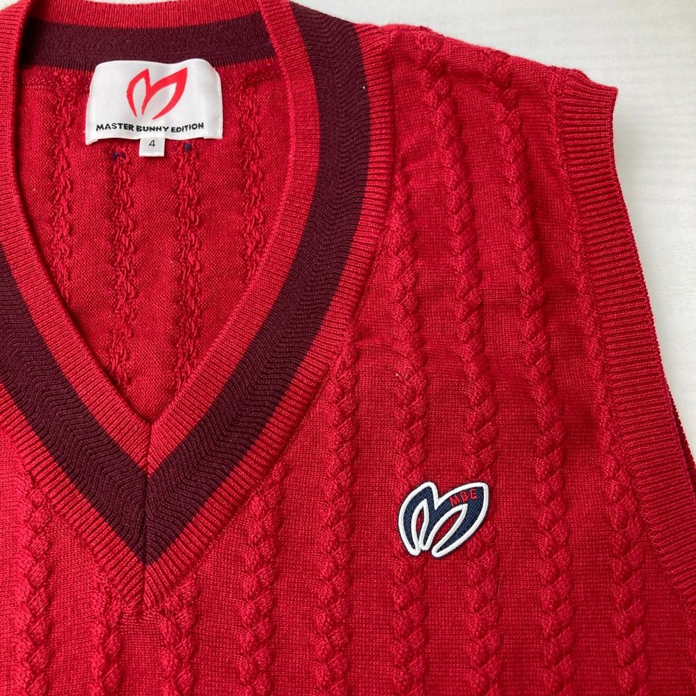 サイズ：4 MASTER BUNNY EDITION マスターバニーエディション Vネック