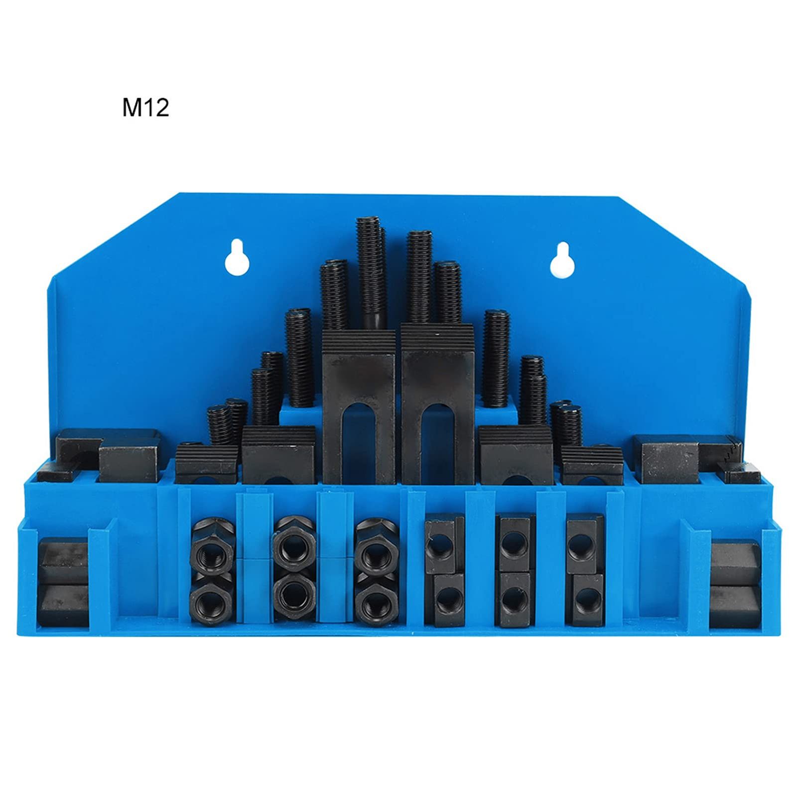 58 個クランプセット工作機械金型旋盤加工フライス掘削ジグプレート固定鋼 T スロット M 12 金属 スロットクランプキット