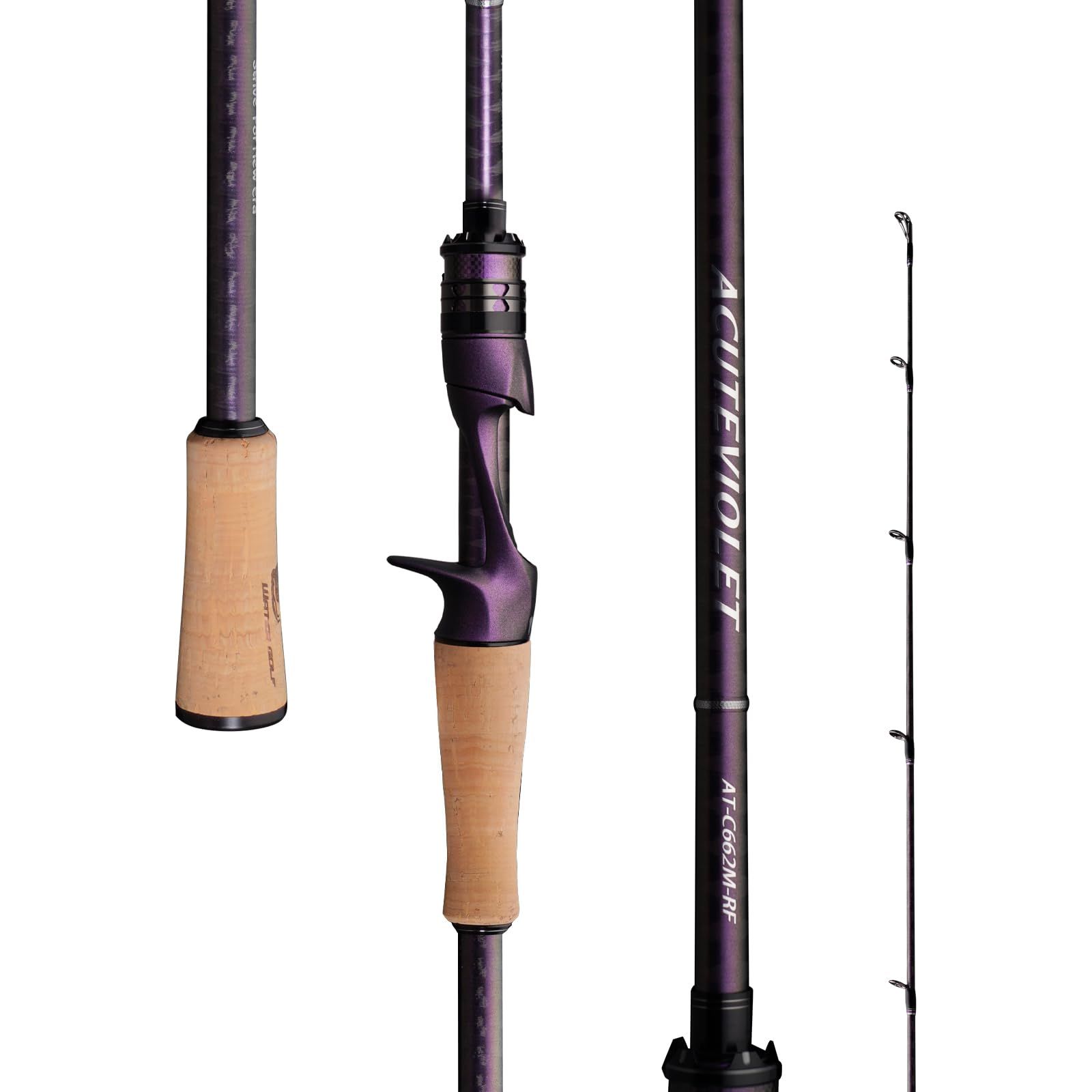 新品 PURELURE ACUTEVIOLET バスロッド TZ リング & チタンフレーム