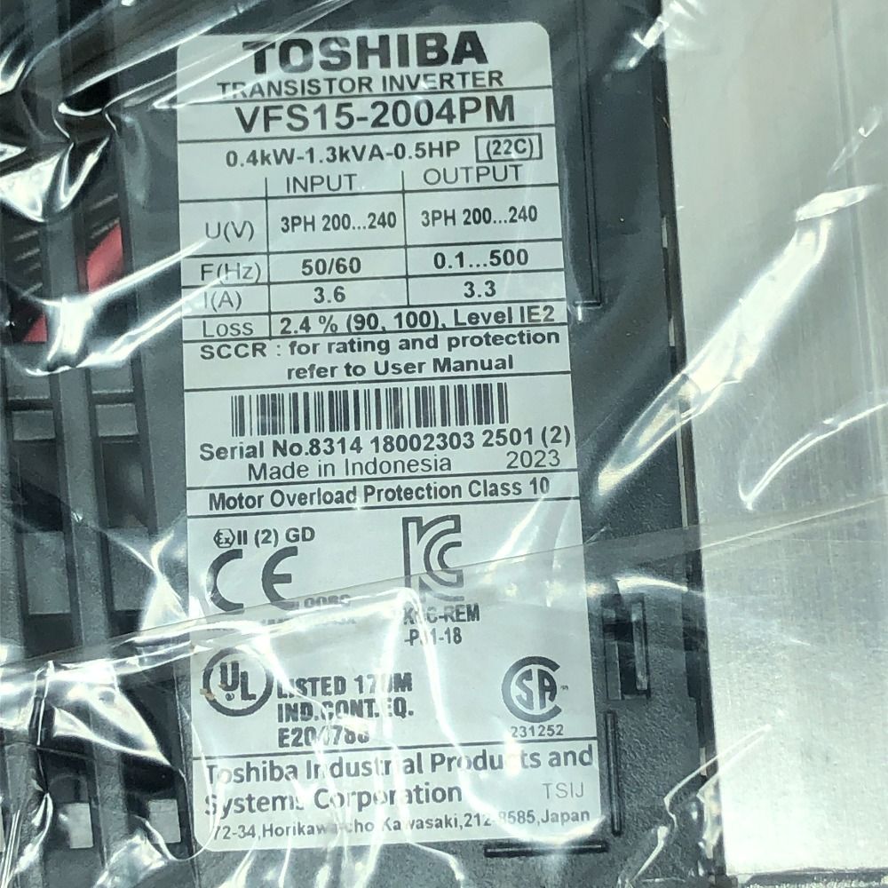  TOSHIBA 東芝 工具関連用品 産業用インバーター 2004 PM ♥品 S 本体のみ VF-S 15 グレー その他 電動工具 エア工具