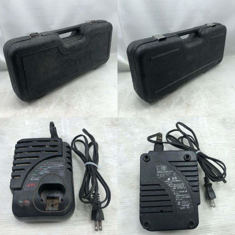  KTC ケーティーシー 工具関連用品 グリースガン 充電器 充電池 ケース付 JTAE 911 ブラック 充電式バッテリー その他 電動工具 エア工具