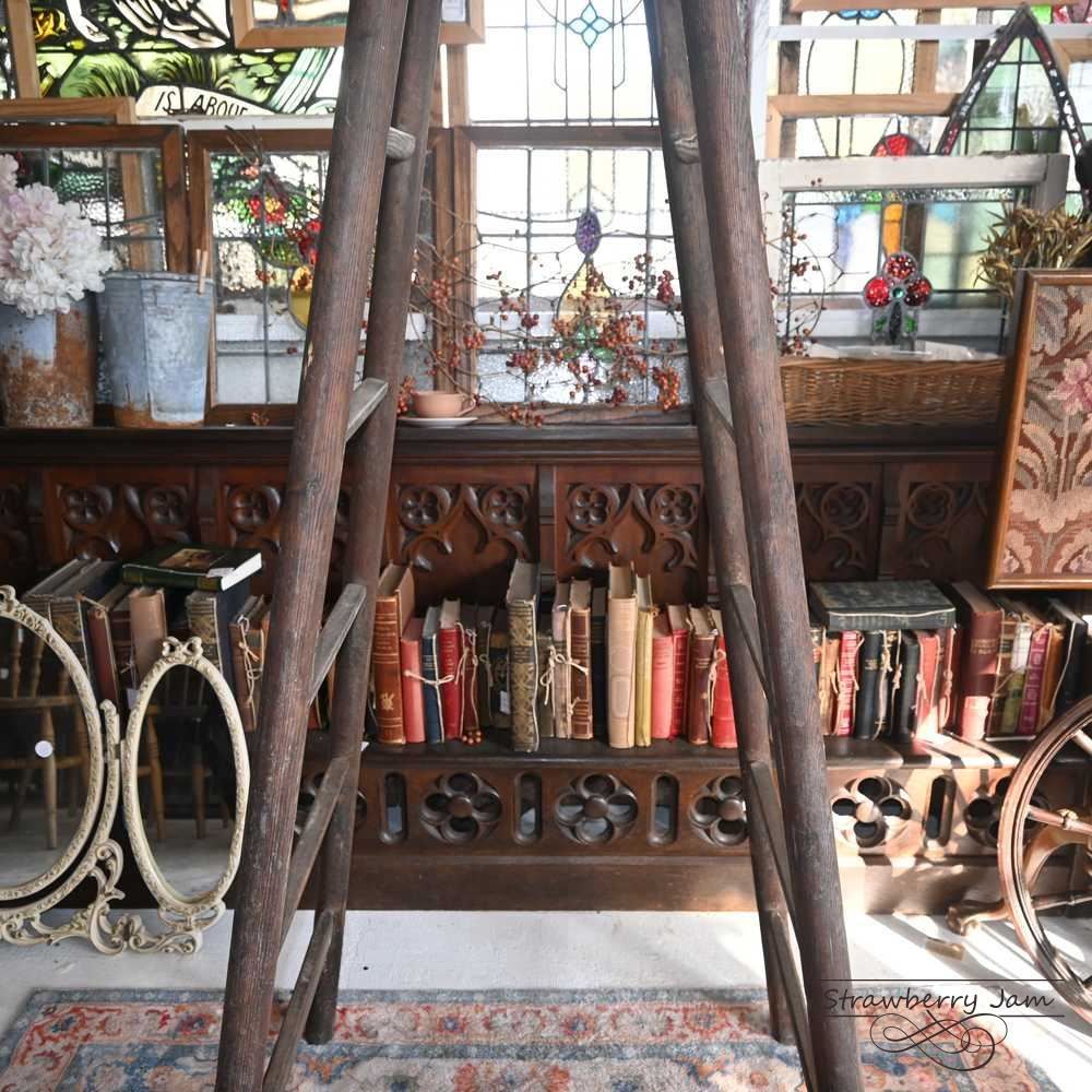 L3710-105 英国アンティーク ラダー ステップラダー プランター