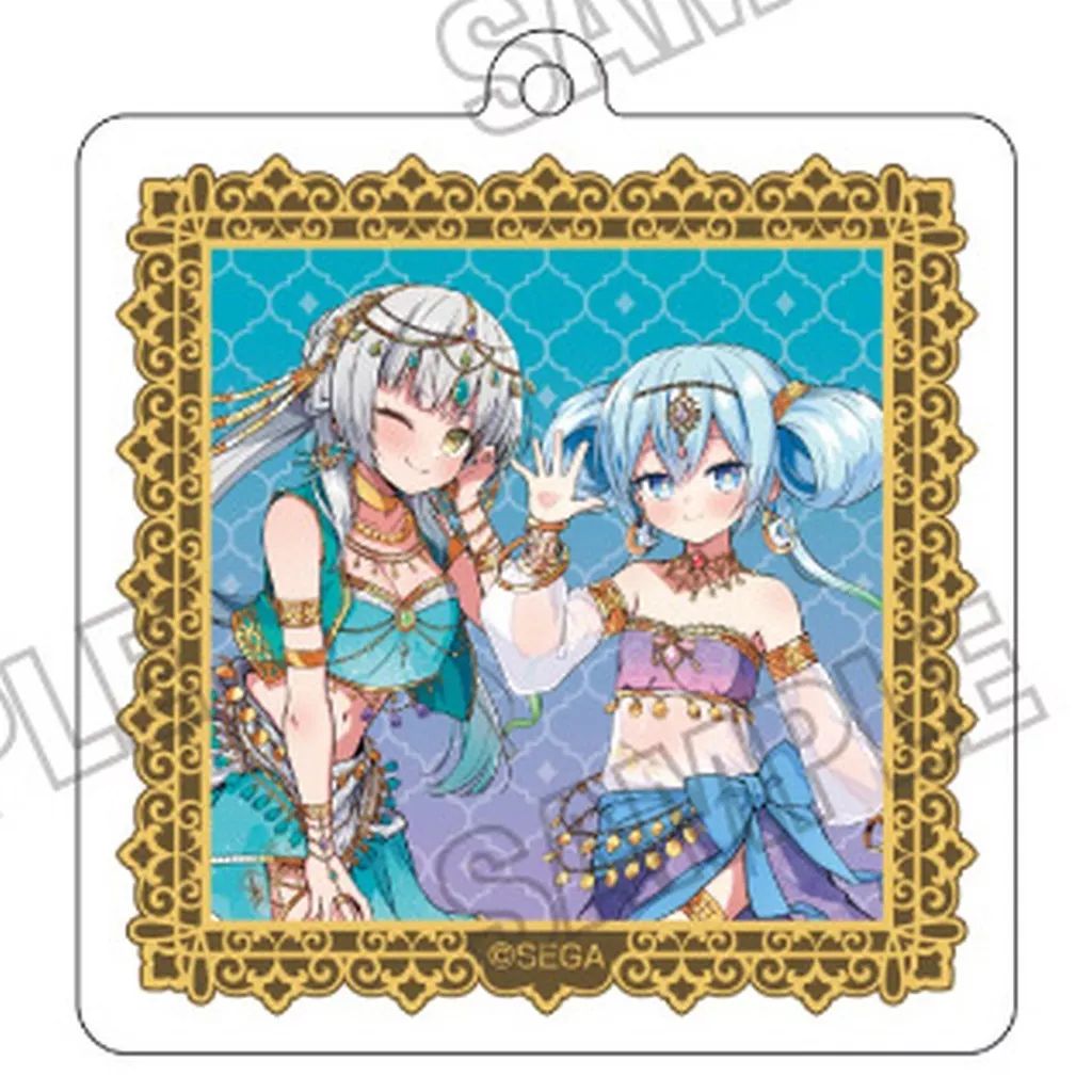 中古】キーホルダー 柏木咲姫＆珠洲島有栖 「ゲキ!チュウマイ POP UP