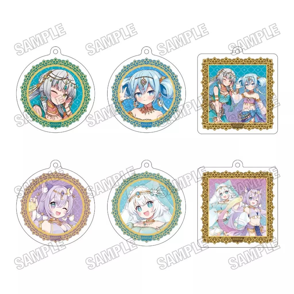 ゲキチュウマイ アクリルキーホルダー 中古】キーホルダー 全6種セット 「ゲキ!チュウマイ POP UP SHOP