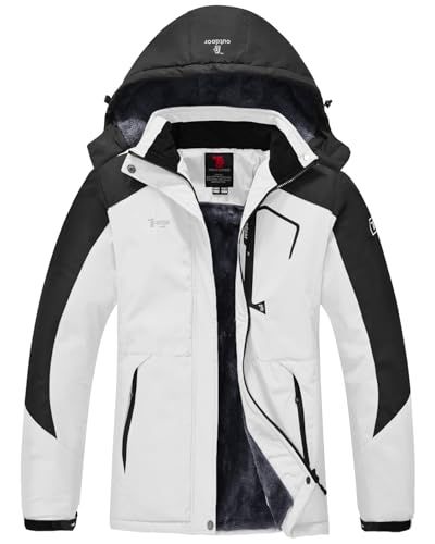 YSENTO レディース 防寒 アウター アウトドアジャケット 裏起毛 スタンドカラー フード付き 取り外し 防風 防撥水 登山服 スキー キャンプ トレッキング バイク用 防風ジャケット 保温 秋冬用 ba 4 dd 371