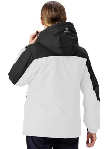 YSENTO レディース 防寒 アウター アウトドアジャケット 裏起毛 スタンドカラー フード付き 取り外し 防風 防撥水 登山服 スキー キャンプ トレッキング バイク用 防風ジャケット 保温 秋冬用 ba 4 dd 371