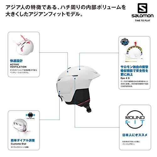 サロモン SALOMON スキーヘルメット スノーボードヘルメット PIONEER LT ASIAN FIT パイオニア アジアン フィット メンズ 9243 e 7 f 4