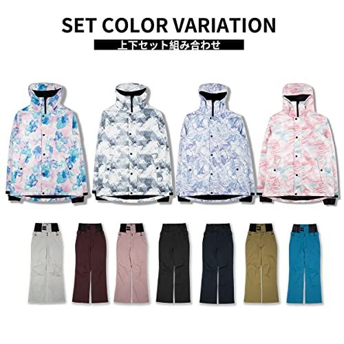 レジャー スポート スノーボードウェア スキーウェア レディース 上下セット xs?m 展開 ユニセックス lss 02 xs s m 2 c 46 d 838