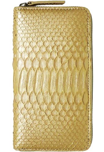 ブリスレザー 風水金運上昇 ダイヤモンドパイソン 革 蛇革 本革 大容量 長財布 ラウンドファスナー ボックス付き 安心の30日品質 92 c 05513