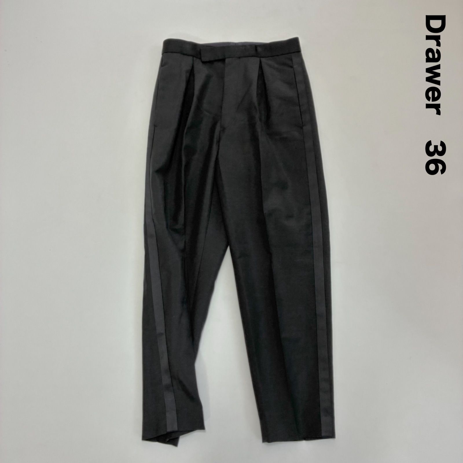 ドゥロワー ウールモヘヤタックパンツ36 【公式通販】 ドゥロワー ウールモヘヤタックパンツ36 【公式通販】