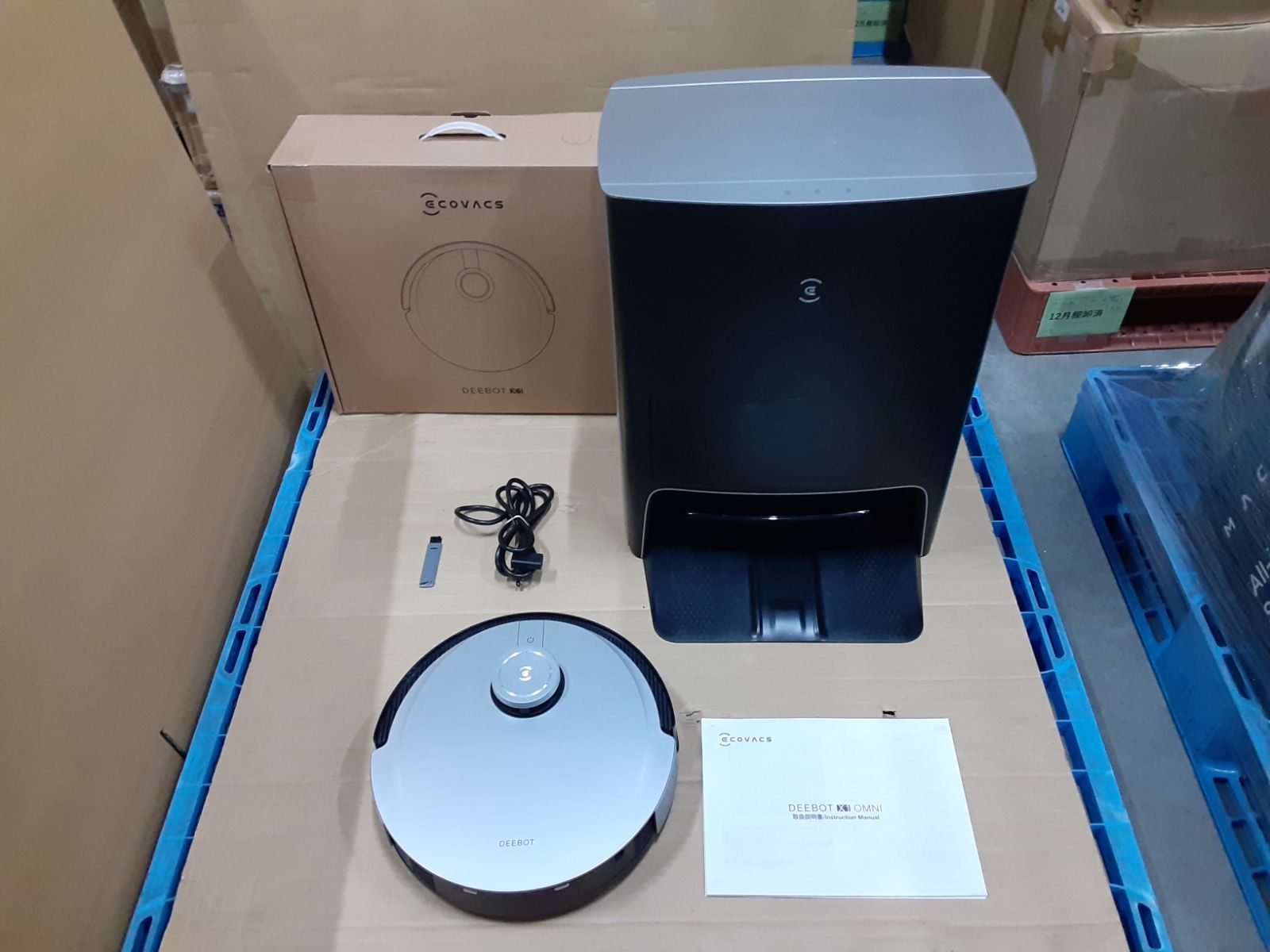 DEEBOT ECOVACS X1 OMNI ジャンク品 ☆通電確認済み/ジャンク☆ ecovacs DEEBOT X1 OMNI 床掃除ロボット