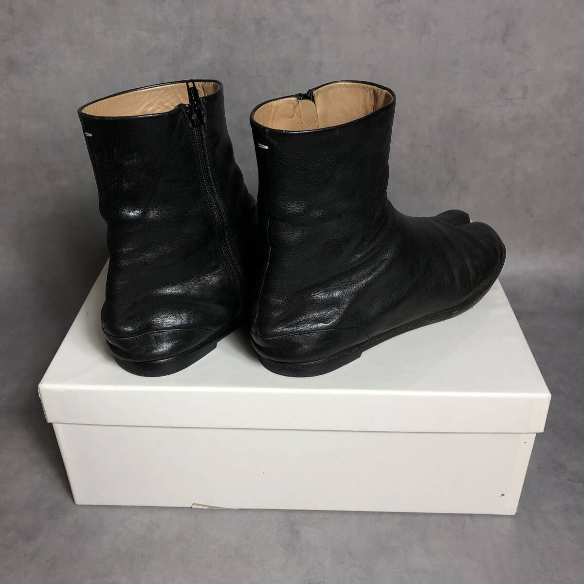 PQ071MAISON MARGIELA : 足袋ブーツ41黒 Tabi メゾンマルジェラ 18ss 