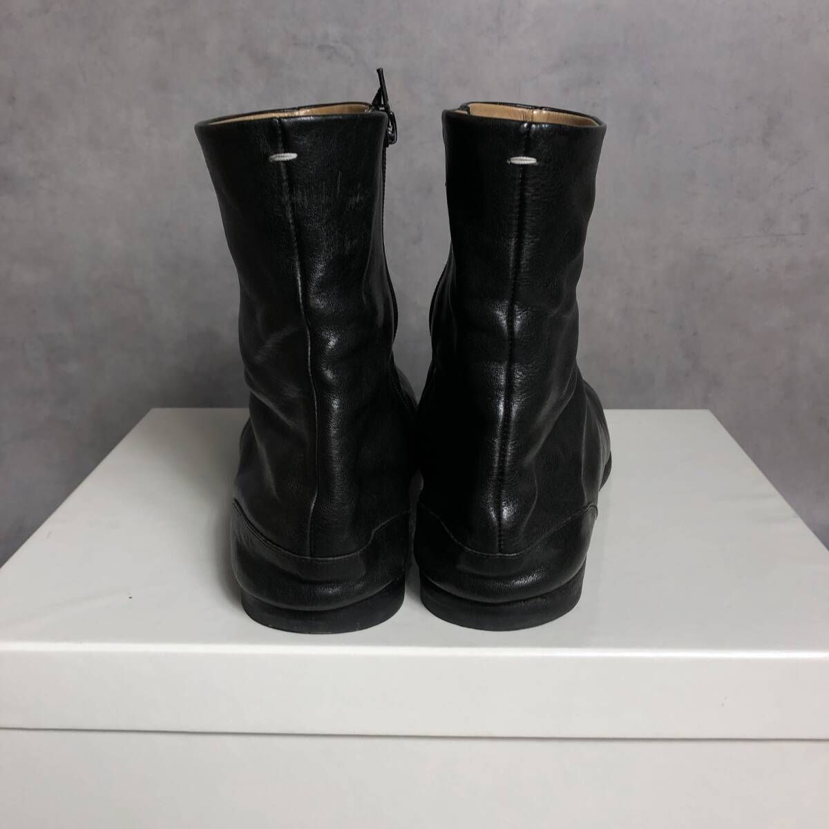 PQ071MAISON MARGIELA : 足袋ブーツ41黒 Tabi メゾンマルジェラ 18ss 