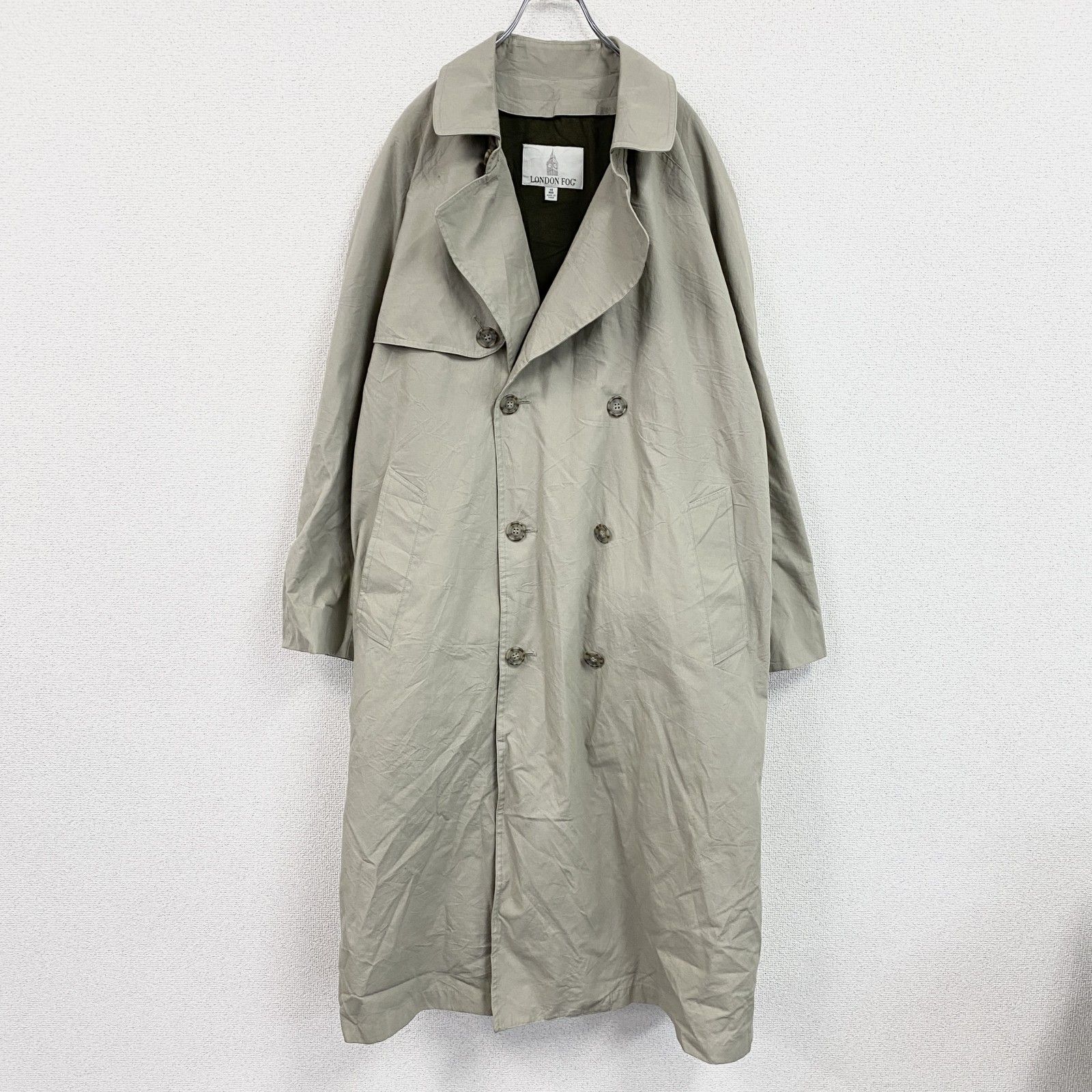 古着 used LONDON FOG ロンドンフォグ ダブルトレンチコート ベージュ