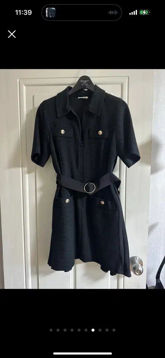 70万ウォン台購入) SANDRO(サンドロ) ツイード ONE PIECE(ワンピース