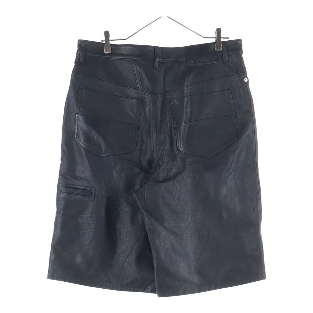 BREATH (ブレス) 25SS ゴートレザー ショーツ ハーフパンツ ブラック