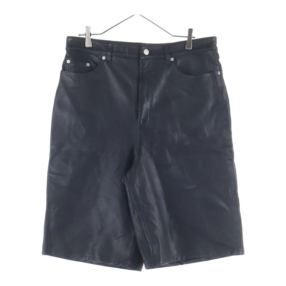 BREATH (ブレス) 25SS ゴートレザー ショーツ ハーフパンツ ブラック