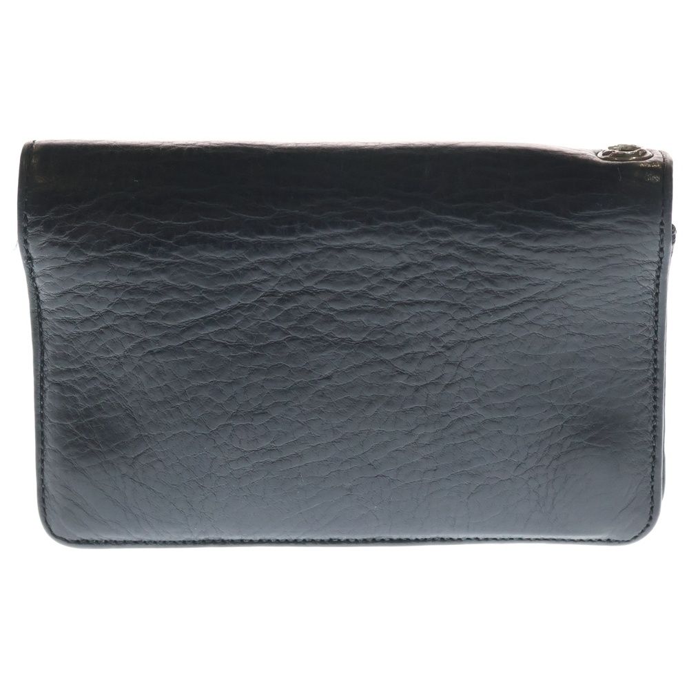 CHROME HEARTS (クロムハーツ) 2ZIP 2ジップ クロスボールボタンレザー