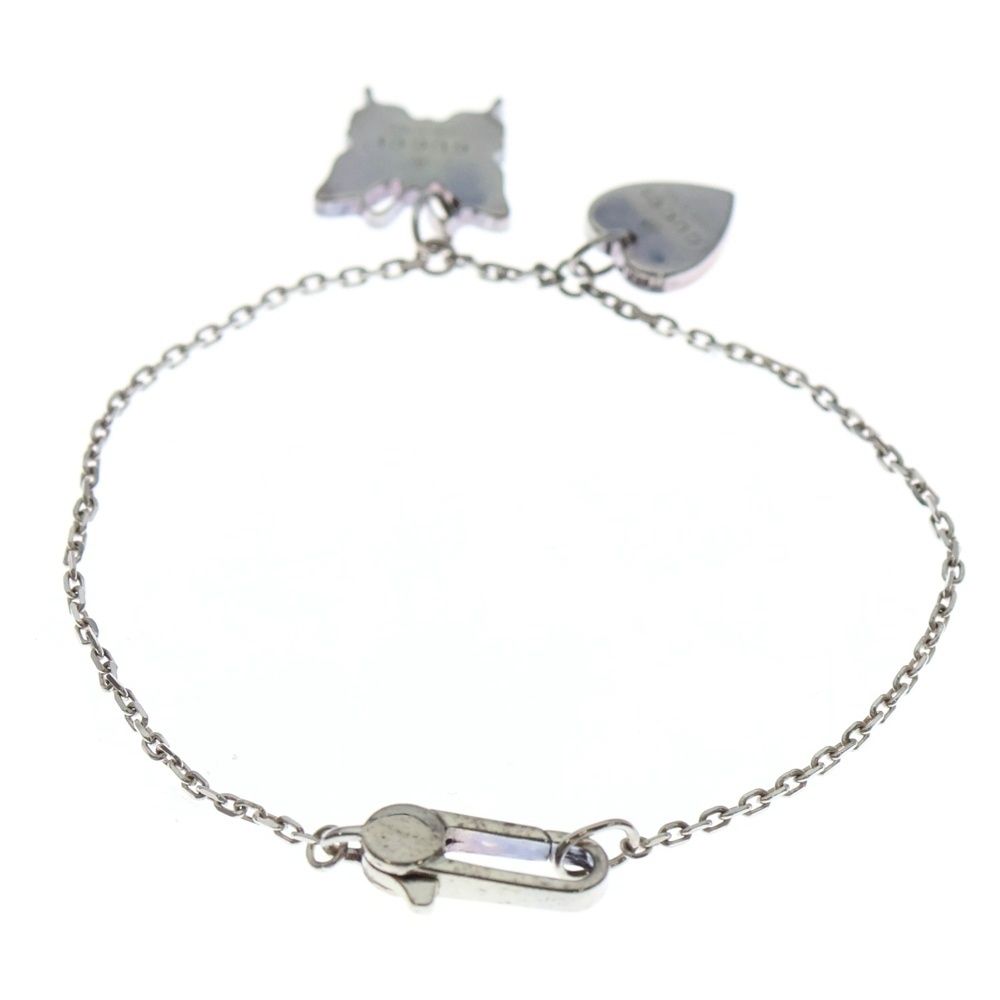 GUCCI (グッチ) バタフライ ハート ブレスレット シルバー sv925