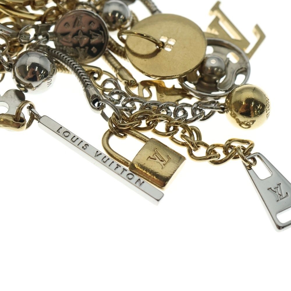 ルイヴィトン ゴールドチャーム LOUIS VUITTON ルイ・ヴィトン 小物 バックチャーム LVサークル