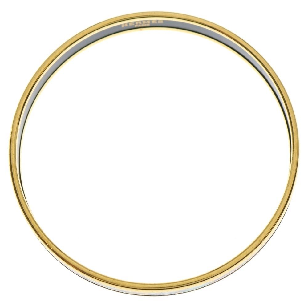 HERMES (エルメス) エマイユPM バングル ブレスレット ブラック