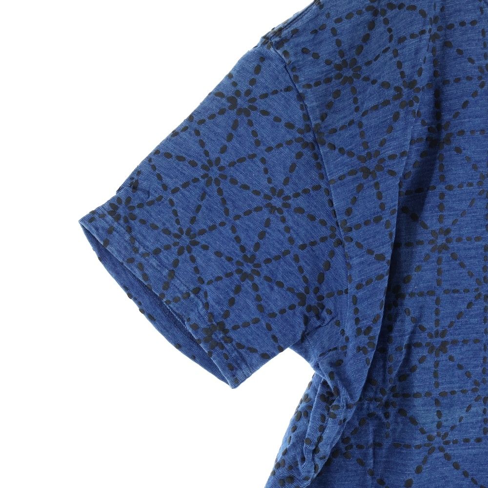 KAPITAL (キャピタル) BORO 道着 刺し子 天竺 クルーネック 半袖T