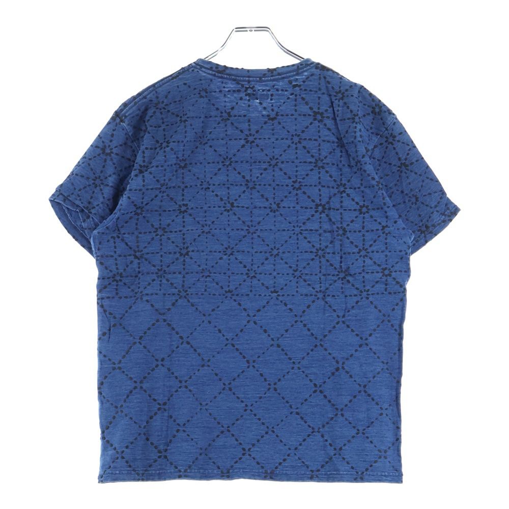 KAPITAL (キャピタル) BORO 道着 刺し子 天竺 クルーネック 半袖T