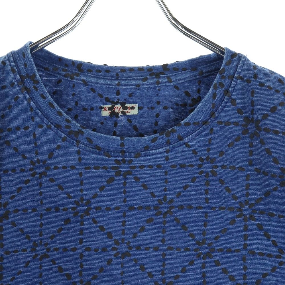 KAPITAL (キャピタル) BORO 道着 刺し子 天竺 クルーネック 半袖T