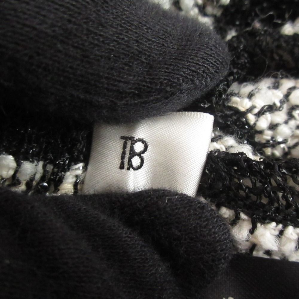 美品 24AW TOMORROWLAND .B トゥモローランド Roving Boarder V Neck Pullover ツイード ノースリーブ カットソー F ブラック レディース 古着 中古 USED 美品 24AW TOMORROWLAND .B トゥモローランド Roving Boarder V Neck