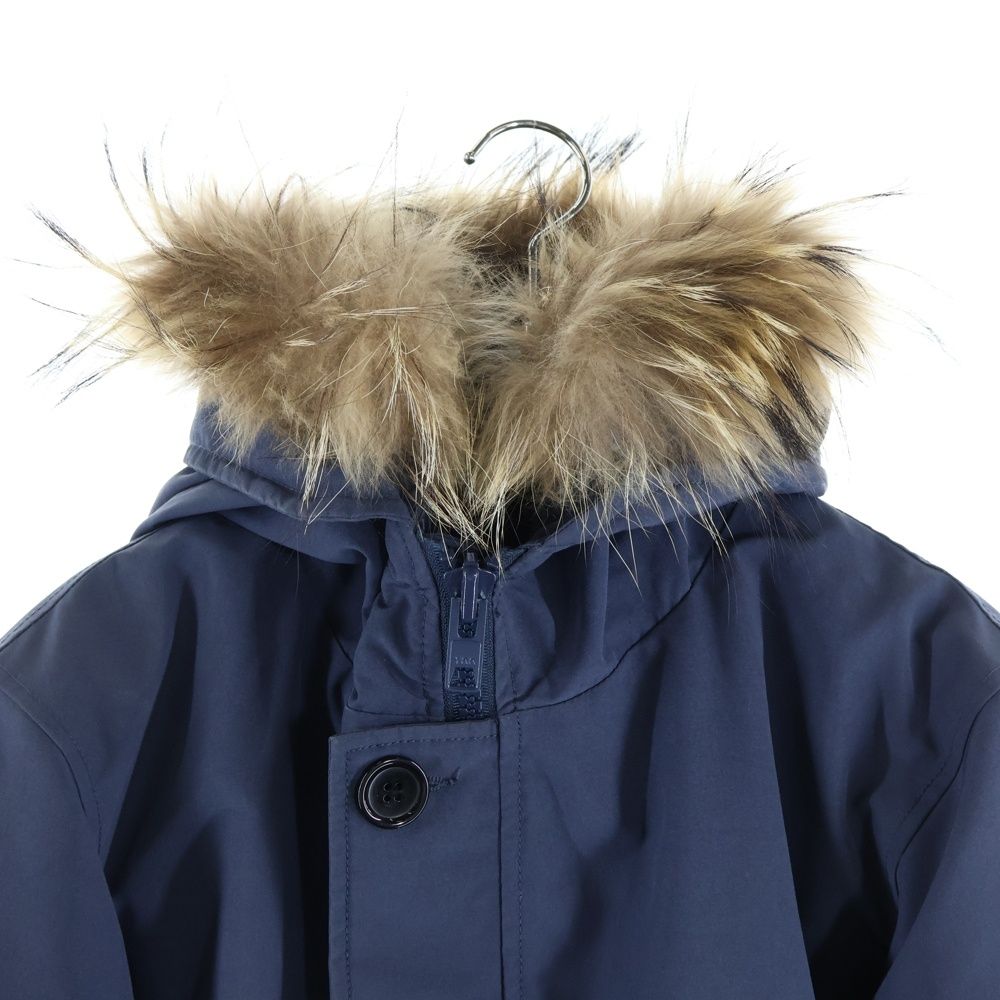 DANTON (ダントン) 14AW ファーフーデッド ジップアップ タッサー