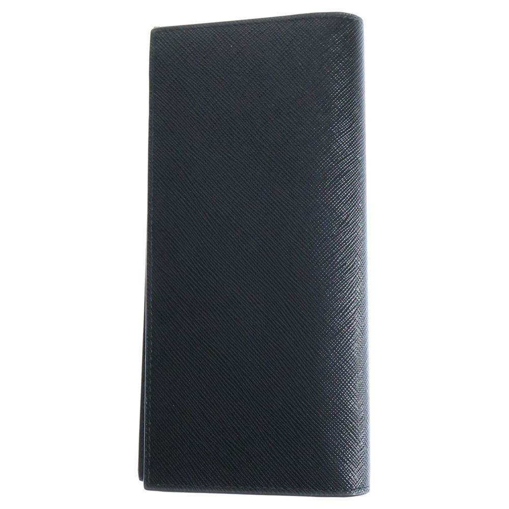 PRADA プラダ サフィアーノ 長財布 二つ折り財布 2MV836 三角ロゴ プラダ 長財布 財布 メンズ サフィアーノ メタル ブラック 2MV836 QME