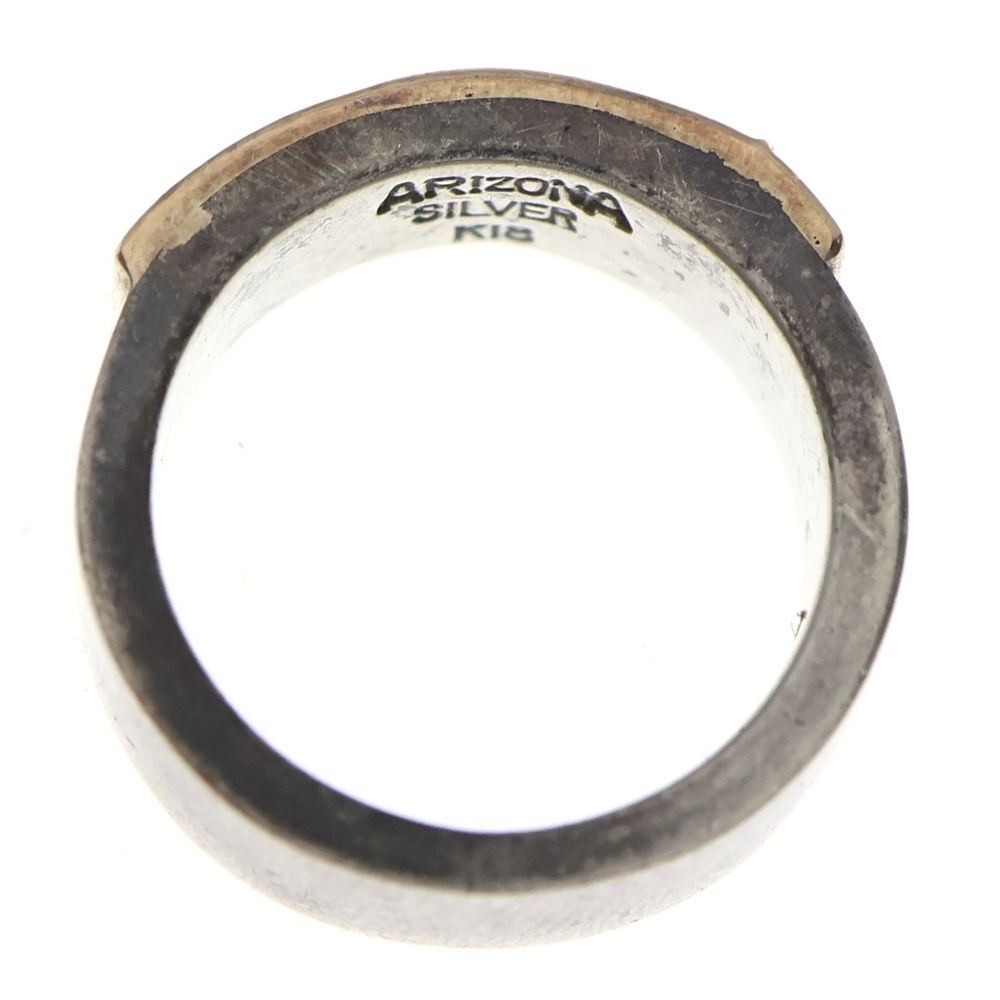 ARIZONA FREEDOM (アリゾナフリーダム) K18付き 唐草 太陽神リング R