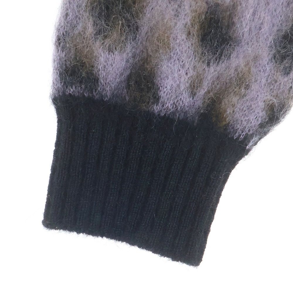 WACKO MARIA (ワコマリア) LEOPARD JACQUARD MOHAIR KNIT CARDIGAN 