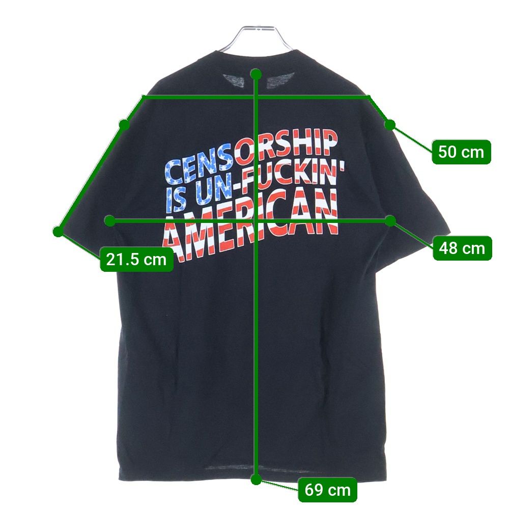 WARRANT CENSOR THIS Tシャツ Lサイズ VINTAGE (ヴィンテージ) 90s WARRANT CENSOR THIS ウォレント センサー