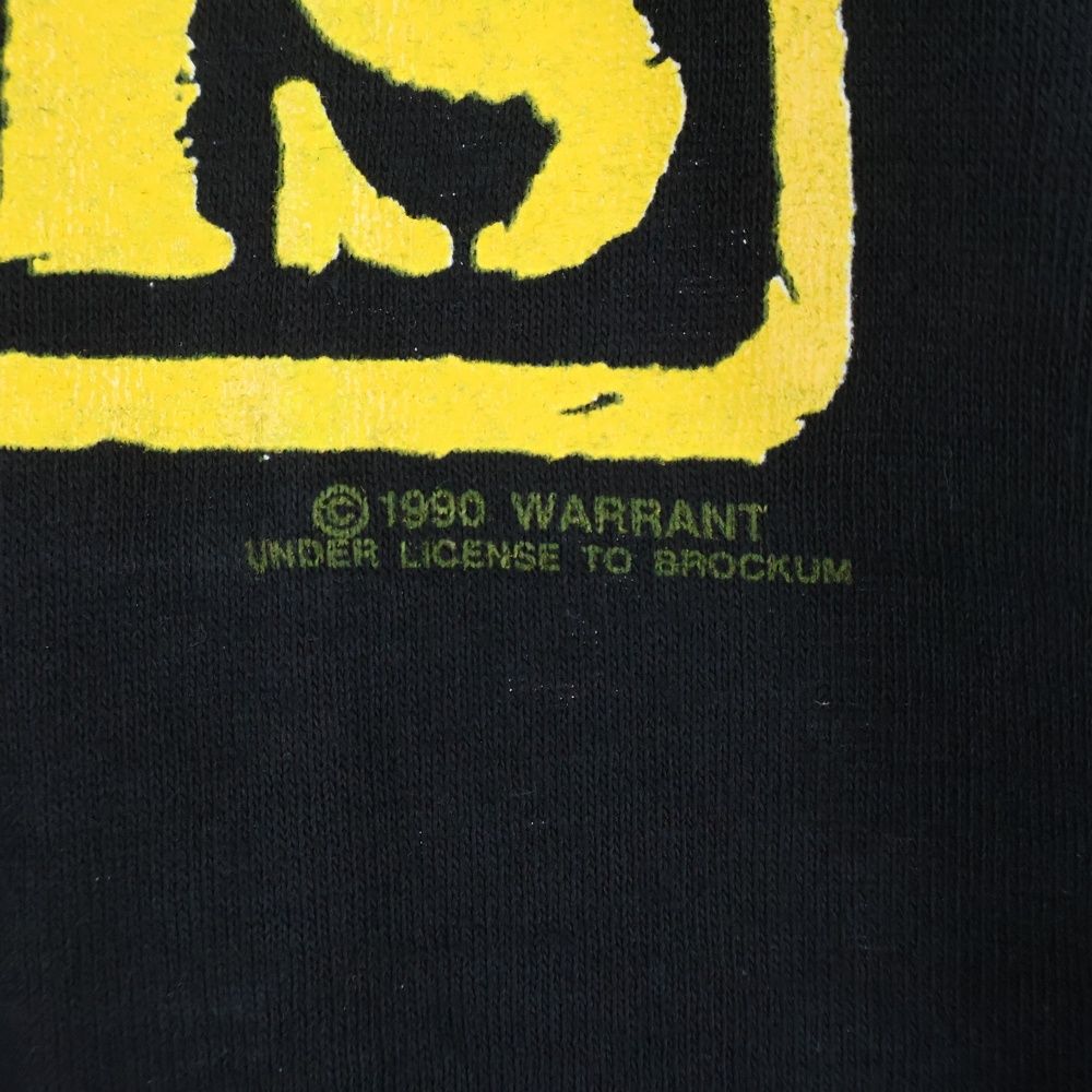 WARRANT CENSOR THIS Tシャツ Lサイズ VINTAGE (ヴィンテージ) 90s WARRANT CENSOR THIS ウォレント センサー