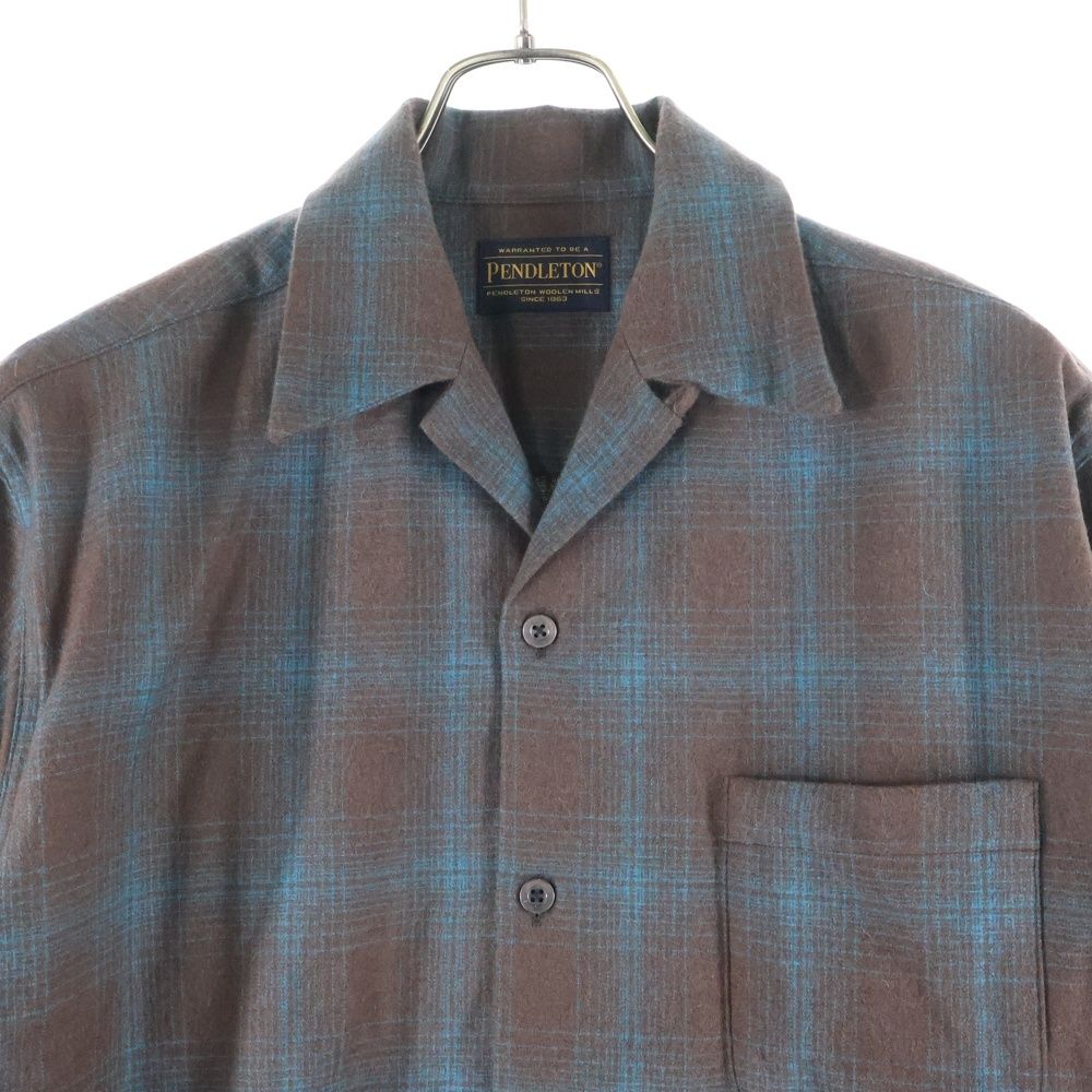 WACKO MARIA (ワコマリア) ×PENDOLTON WOOL OMBRE CHECK OPEN COLLAR