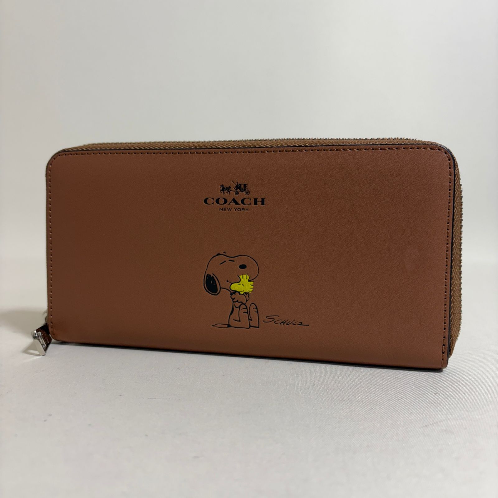 70 COACH 長財布 スヌーピー ブラウン コーチ COACH coach コーチ 正規品 新品 長財布 スヌーピー ブラウン