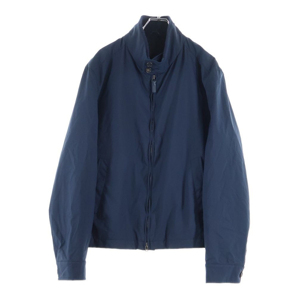 Brioni (ブリオーニ) ナイロン スタンドカラー ジップアップ ジャケット ブルゾン ネイビー SLQA0L P8803 4000