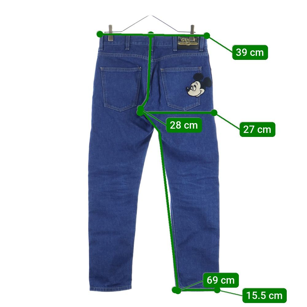 極美品 グッチ×ニューヨークヤンキース ワッペン デニムパンツ イタリア製 28 極美品 グッチ×ニューヨークヤンキース ワッペン デニムパンツ