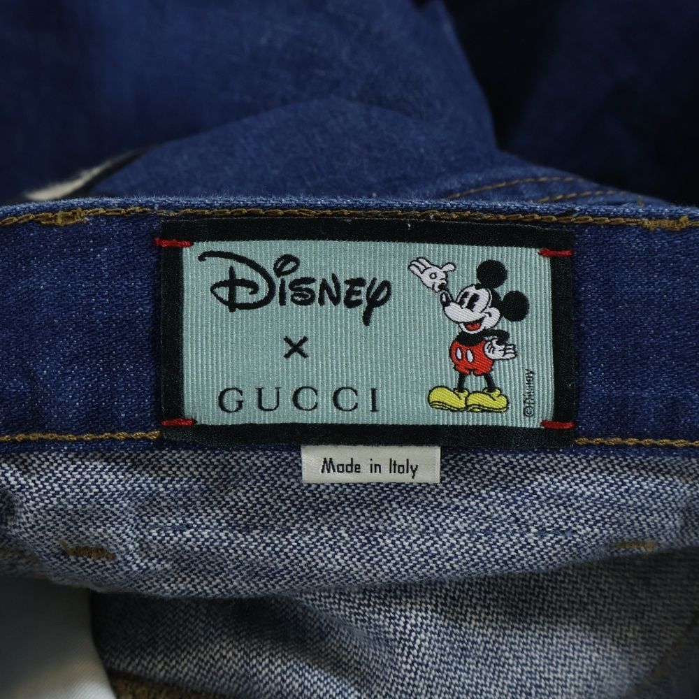 極美品 グッチ×ニューヨークヤンキース ワッペン デニムパンツ イタリア製 28 極美品 グッチ×ニューヨークヤンキース ワッペン デニムパンツ