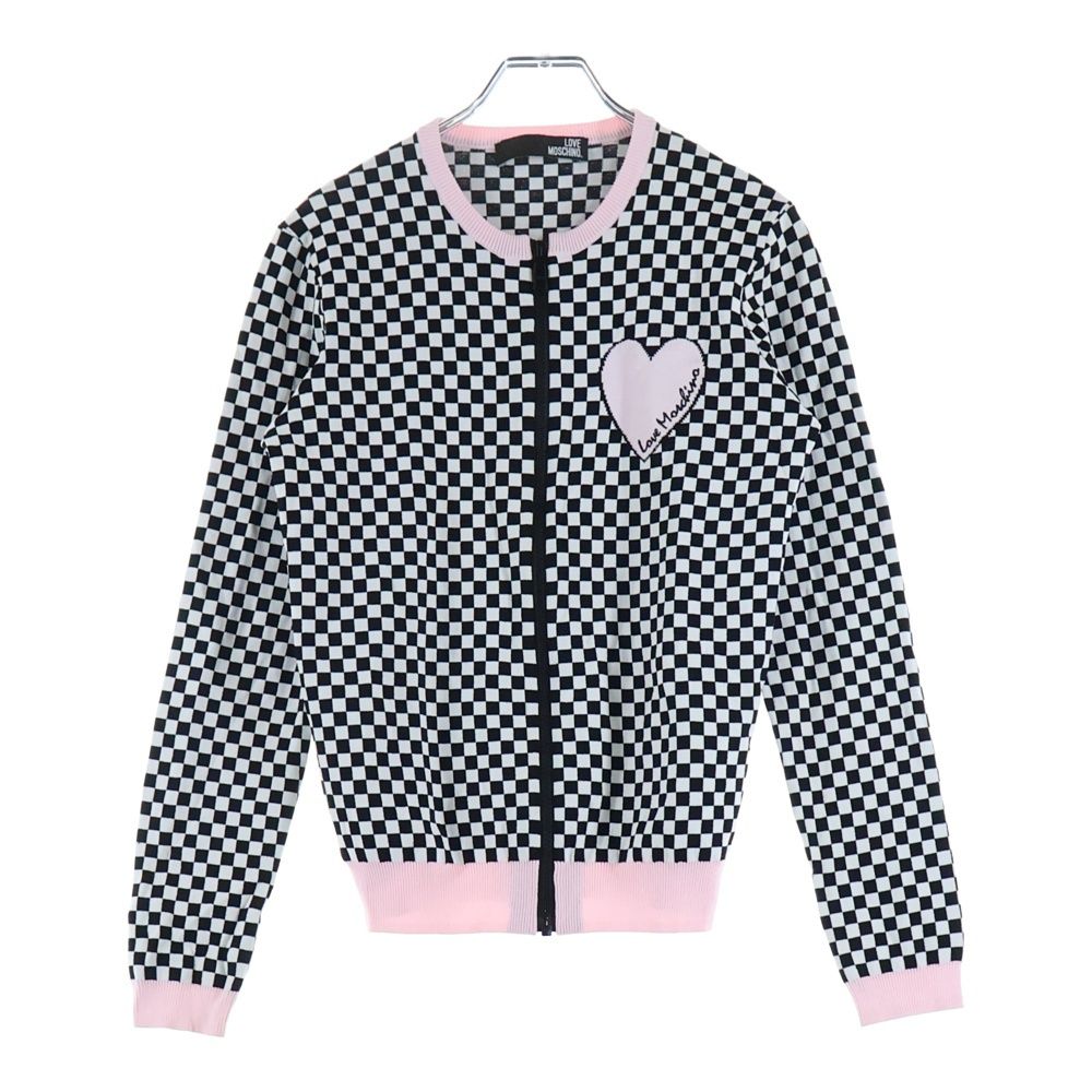 LOVE MOSCHINO (ラブモスキーノ) ブロックチェック ジップアップ