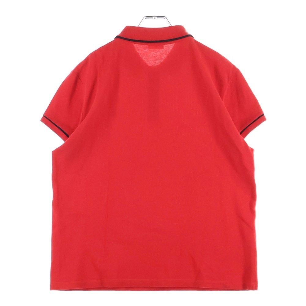 美品❤️セリーヌ　半袖　ポロシャツ　トリオンフ　刺繍　ホワイト　L マカダム柄 美品❤️セリーヌ 半袖 ポロシャツ トリオンフ 刺繍 ホワイト L