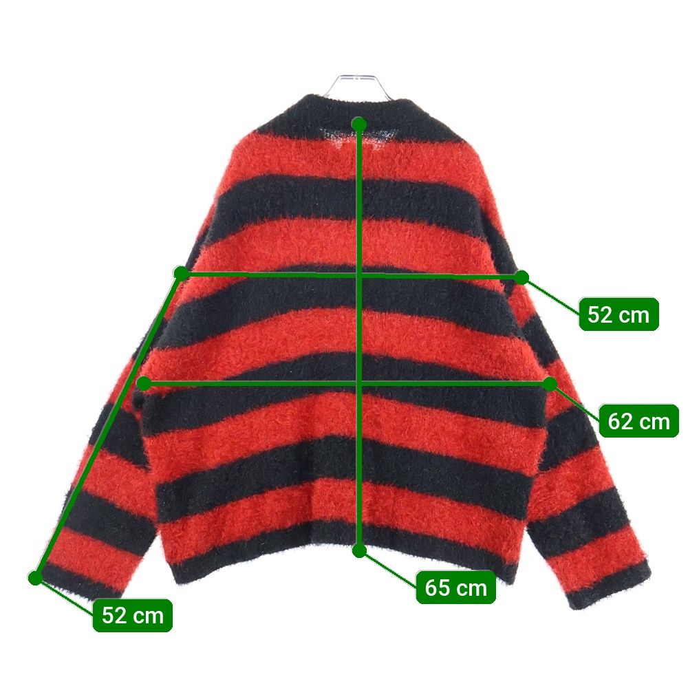 SAINT MICHAEL (セントマイケル) 25AW CREW NECK KNIT / GLITTER