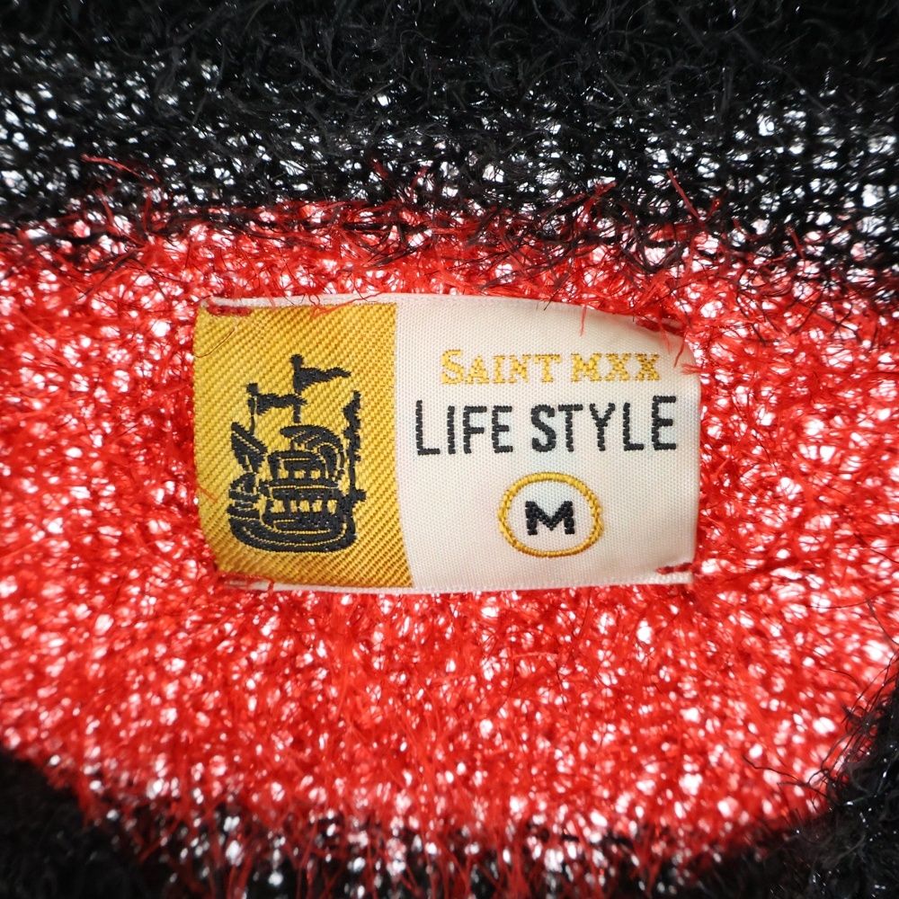 SAINT MICHAEL (セントマイケル) 25AW CREW NECK KNIT / GLITTER