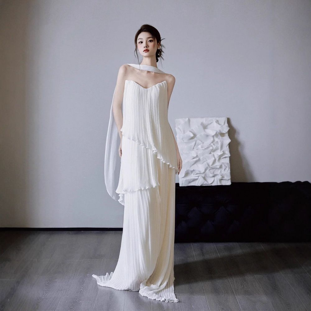 ホワイトウェディング 2026年 ニュースタイル ラージパフスリーブ